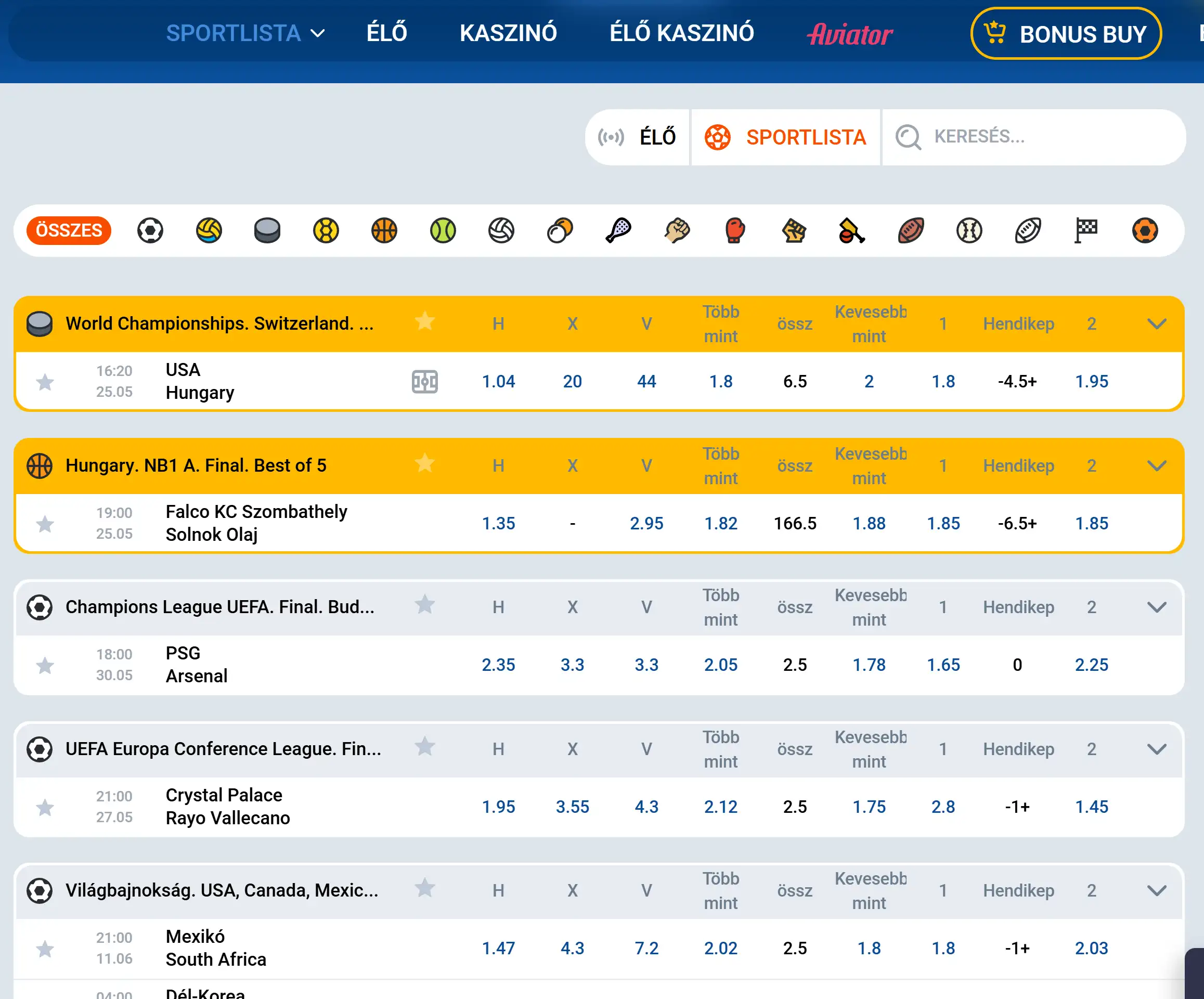 Mostbet sportfogadás felület és fogadószelvény